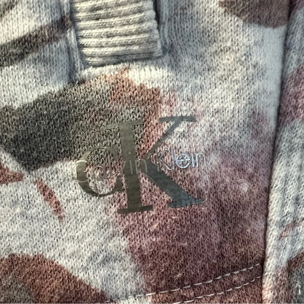 Calvin Klein Women’s Floral Performance Fleece Logo Joggers Size Large